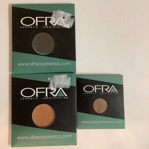 OFRA Cosmetics Eyeshadow Refills 0.14 oz X 3 Colors New In Package